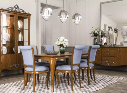 Esszimmer Set Garnitur Tisch 6x Stühle Design Sideboard Möbel Luxus Neu